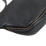 Chanel Black Calfskin Shoulder Bag