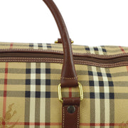 Burberry Beige House Check 2way Duffle Shoulder Handbag