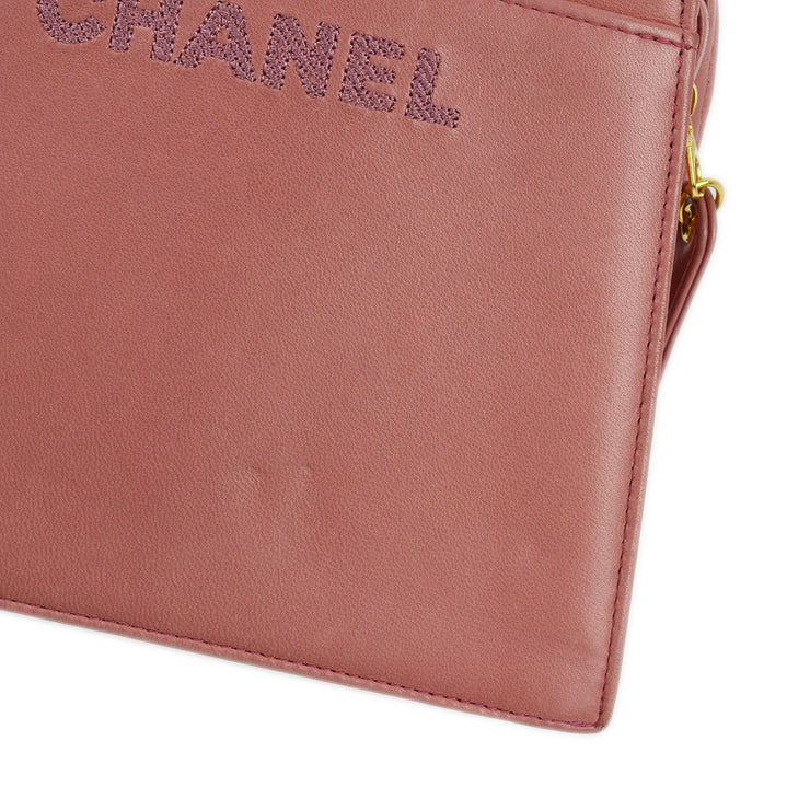 Chanel 1997-1999 Pink Lambskin Handbag