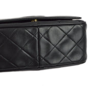 Chanel 1989-1991 Black Lambskin Camera Bag Mini