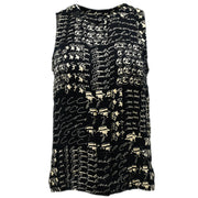 Chanel Sleeveless Top Black 06C #38