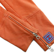 Chanel Sport Line Zip Up Jacket Orange 02S #38