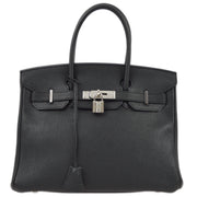 Hermes 2008 Black Togo Birkin 30 Handbag