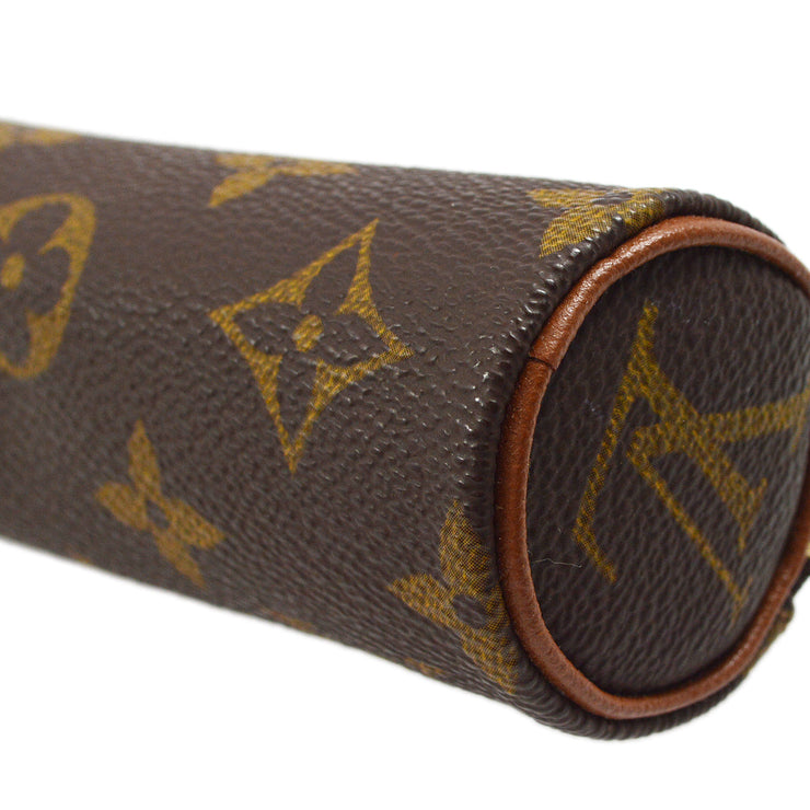 Louis Vuitton 1998 Monogram Etui 3 Ball De Golf Pouch Case Bag M58249 Small Good