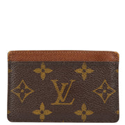 Louis Vuitton 2004 Monogram Porte Cartes Simple Card Case M61733 Small Good