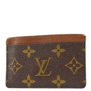 Louis Vuitton 2004 Monogram Porte Cartes Simple Card Case M61733 Small Good