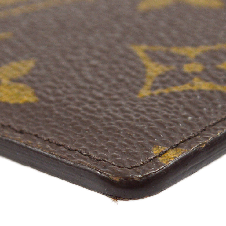 Louis Vuitton 2004 Monogram Porte Cartes Simple Card Case M61733 Small Good