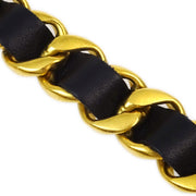 Chanel Buckle Chain Belt Black 95P