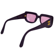 Chanel Sunglasses Eyewear Purple Small Good