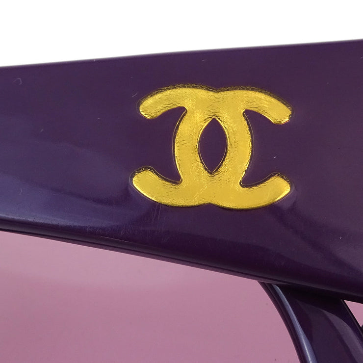 Chanel Sunglasses Eyewear Purple Small Good