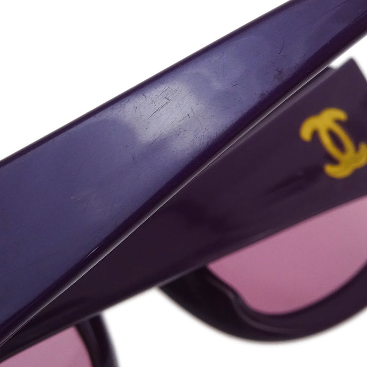 Chanel Sunglasses Eyewear Purple Small Good