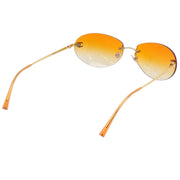 Chanel Sunglasses Eyewear Orange Small Good