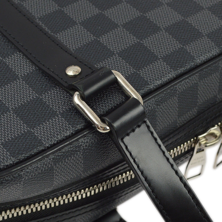 Louis Vuitton 2008 Damier Graphite Yohn 2way Briefcase Handbag N48118