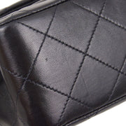 Chanel * 1994-1996 Black Lambskin Small Classic Double Flap Shoulder Bag