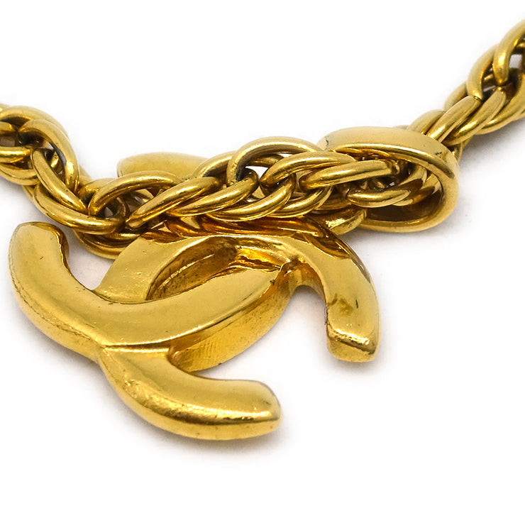 Chanel Gold CC Pendant Necklace