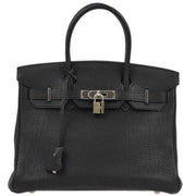 Hermes 2005 Black Togo Birkin 30 Handbag