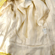 Chanel Setup Suit Jacket Skirt Yellow 95P #38