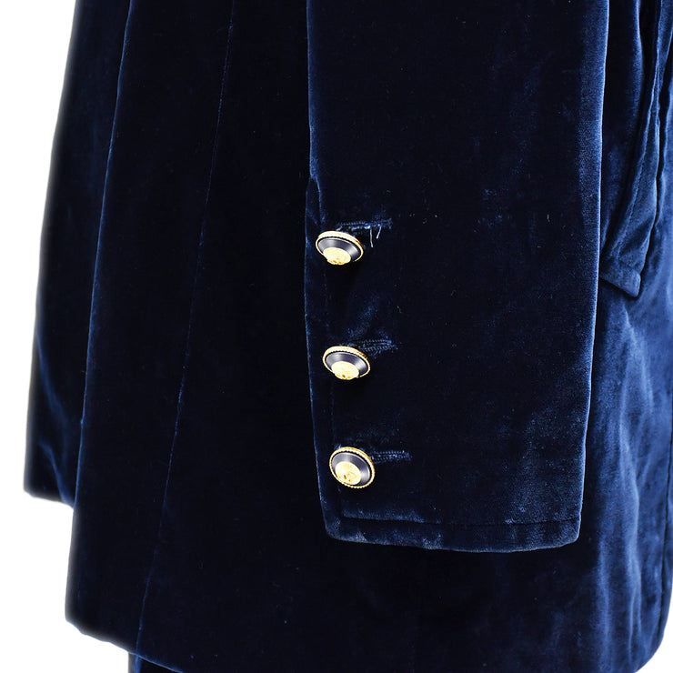 Chanel Jacket Navy 93A #38