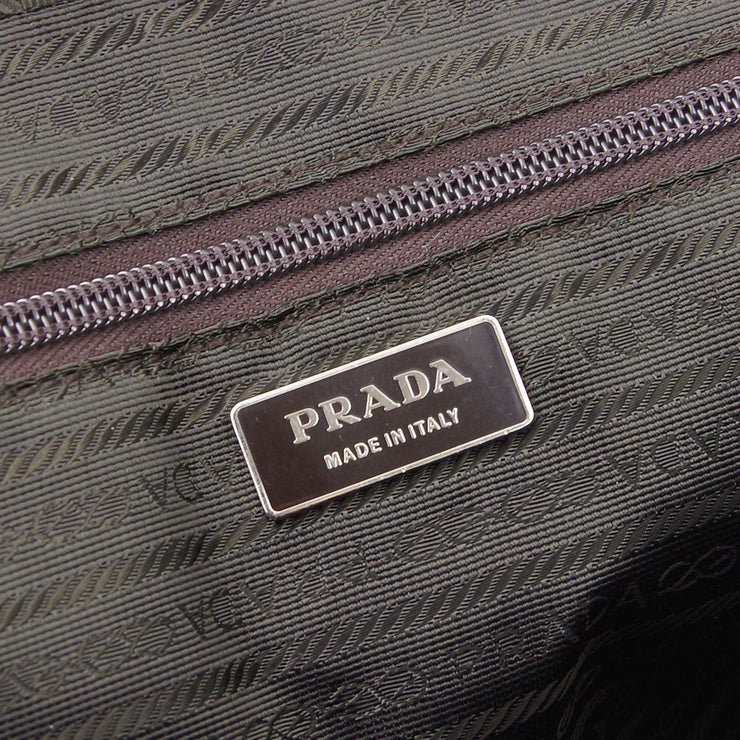 Prada * Brown Nylon Handbag