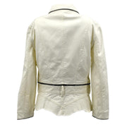 Christian Dior Single Breasted Jacket White #40