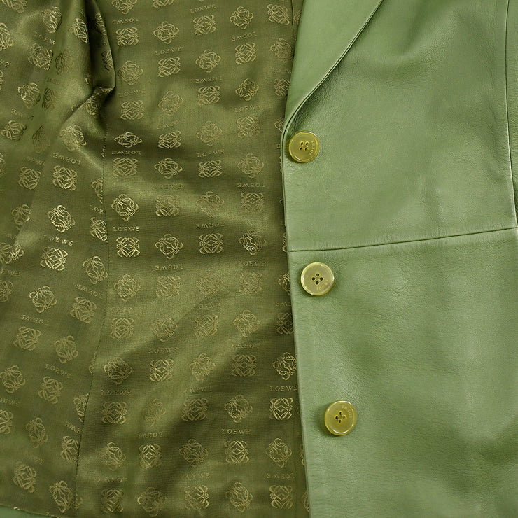 Loewe Single Breasted Jacket Green #34