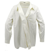 Hermes Shirt Blouse Ivory #44