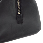 Chanel 2005-2006 Black Lambskin V Stitch Handbag