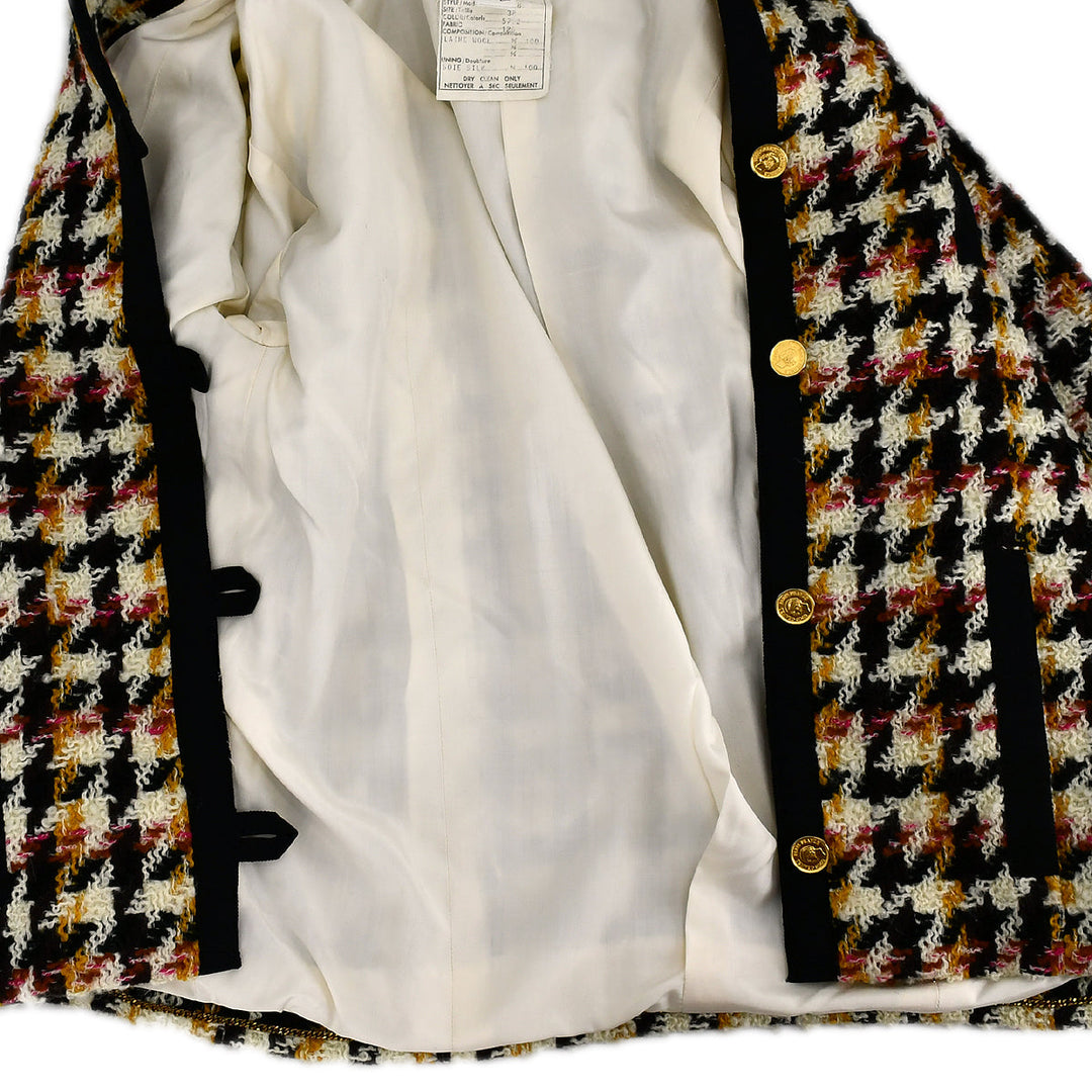 Chanel Setup Suit Jacket Dress Black 01 #38 – AMORE Vintage