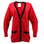 Chanel Cardigan Red