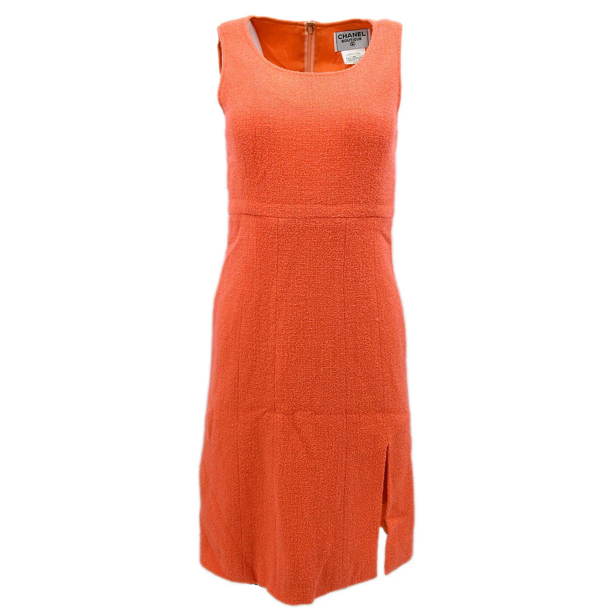 Chanel Setup Suit Jacket Dress Orange 97P #40