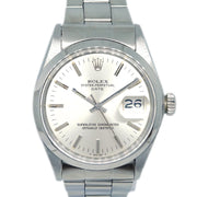 Rolex Oyster Perpetual Date Ref.1500 34mm Watch SS