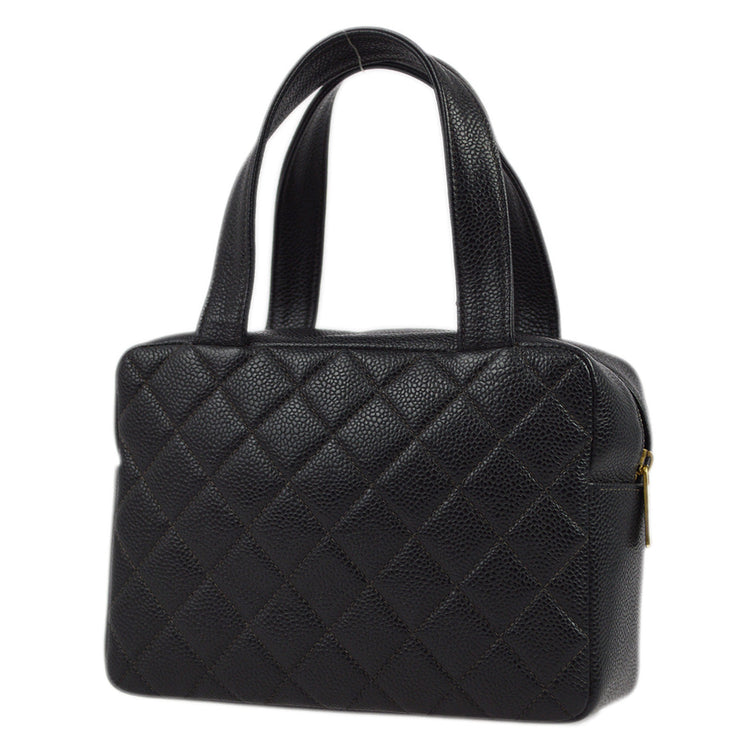 Chanel 2000-2001 Black Caviar Handbag