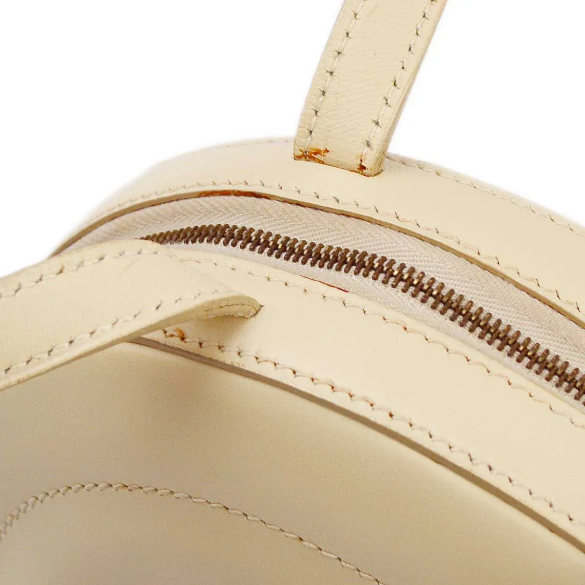 Hermes 1998 Ivory Box Calf Colimacon Handbag
