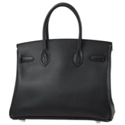 Hermes 2008 Black Epsom Birkin 30 Handbag