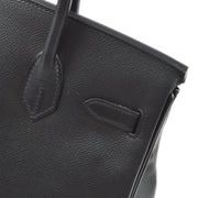 Hermes 2008 Black Epsom Birkin 30 Handbag