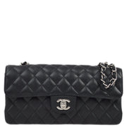 Chanel 2009-2010 Black Caviar East West Shoulder Bag