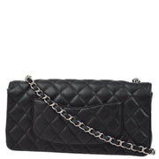 Chanel 2009-2010 Black Caviar East West Shoulder Bag