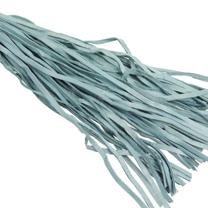 Chanel * 1991-1994 Light Blue Canvas Fringe Bag Pouch