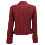 Chanel Single Breasted Jacket Red 01A #38