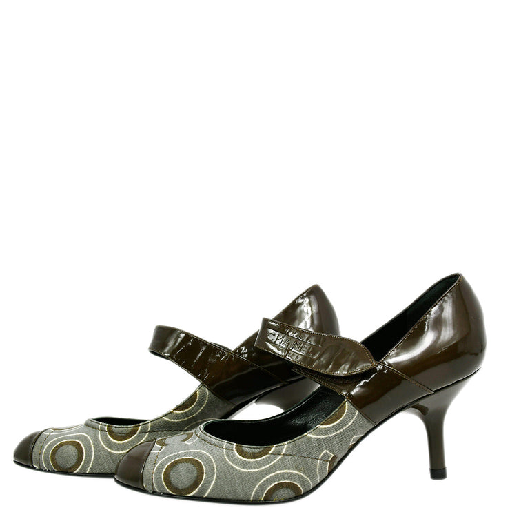 Chanel * Brown Pumps Shoes #36 1/2