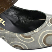 Chanel * Brown Pumps Shoes #36 1/2