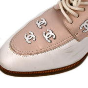 Chanel * Pink Oxford Shoes #36 1/2