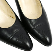 Chanel * Black Pumps Shoes #37