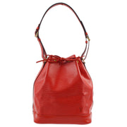 Louis Vuitton 1996 Red Epi Noe Drawstring Shoulder Bag M44007