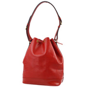 Louis Vuitton 1996 Red Epi Noe Drawstring Shoulder Bag M44007