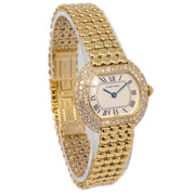 Cartier Ellipse SM Diamond Bezel Watch 18KYG