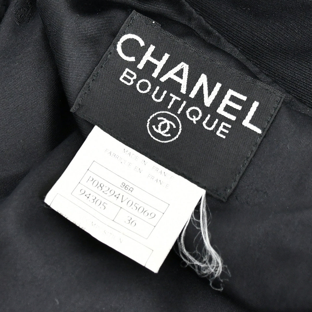31日迄最終お値引きCHANEL麻ジュケット ジャンパー式