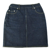 Chanel Denim Skirt Indigo #38