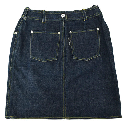 Chanel Denim Skirt Indigo #38