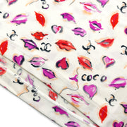 Chanel Lipstick Cropped T-shirt Ivory #42